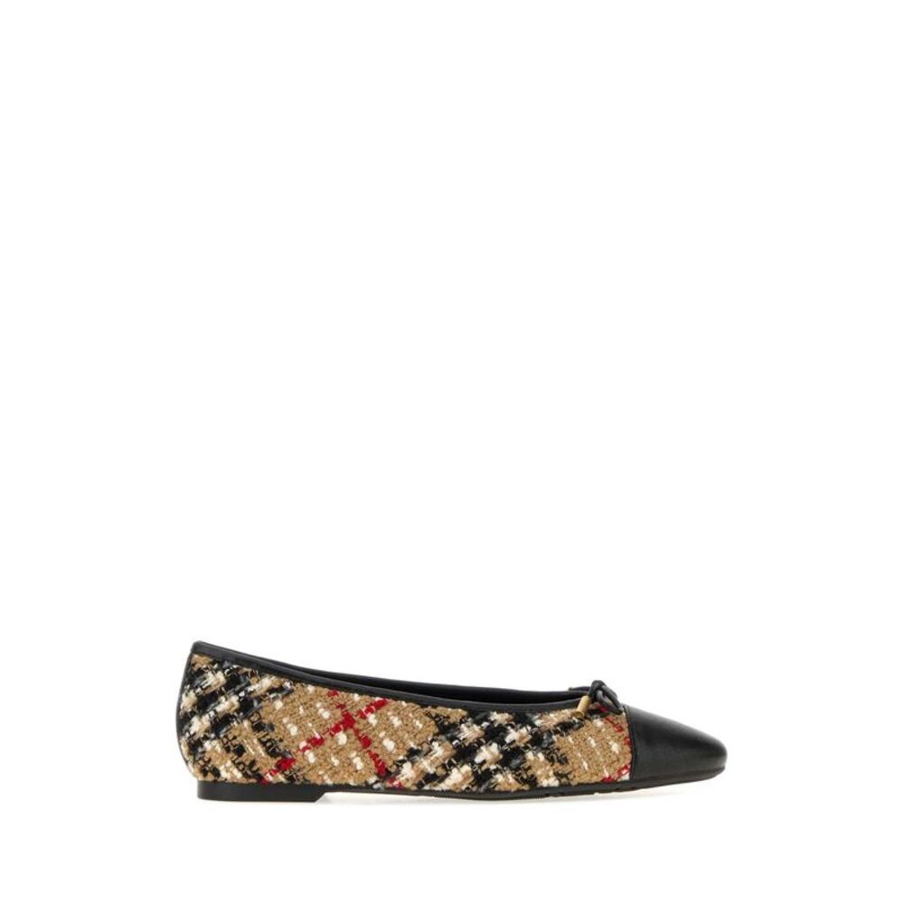 Burberry Women Embroidered Tweed Ballerinas